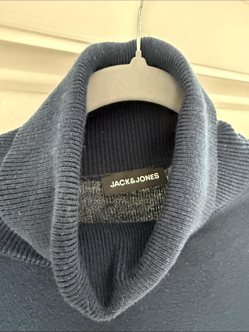 Jack & Jones Men's Dark Navy Turtleneck Sweater. Worn once. Like new.